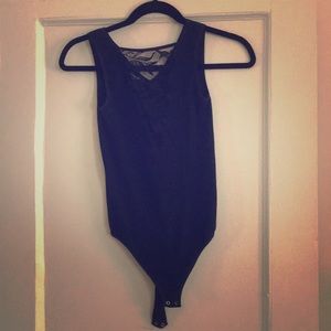 bebe black bodysuit